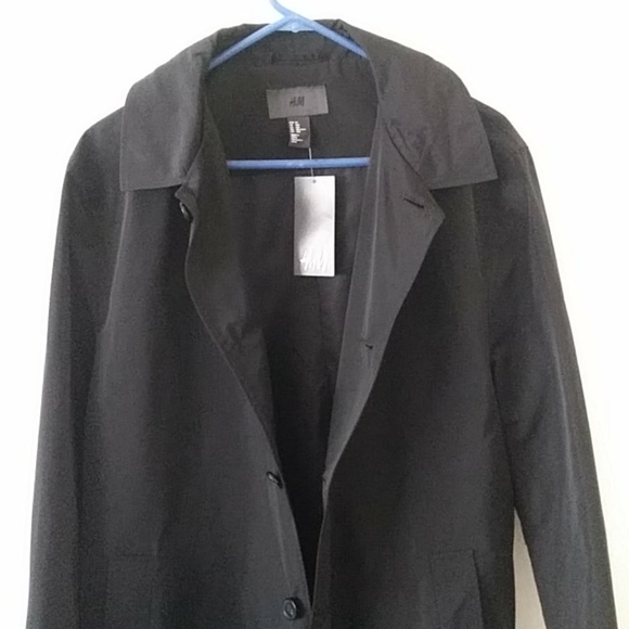 BRAND NEW H& M MEN'S TRENCH COAT - Picture 6 of 16